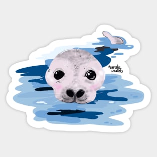 Cute otter Sticker